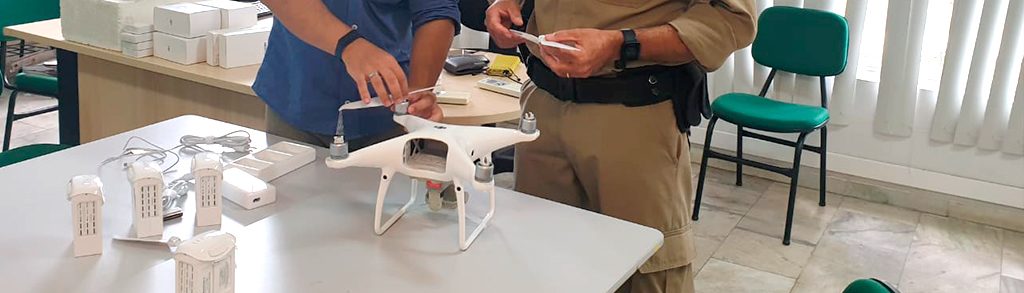 Drones DJI patrulhamento