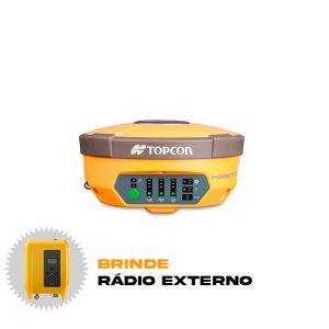 Topcon GNSS RTK Hiper V (par) + Rádio Externo + Coletor